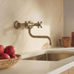 Aquanello Heritage Ascot Klasszikus konyhai fali csaptelep  Bronz BN-4111-HA