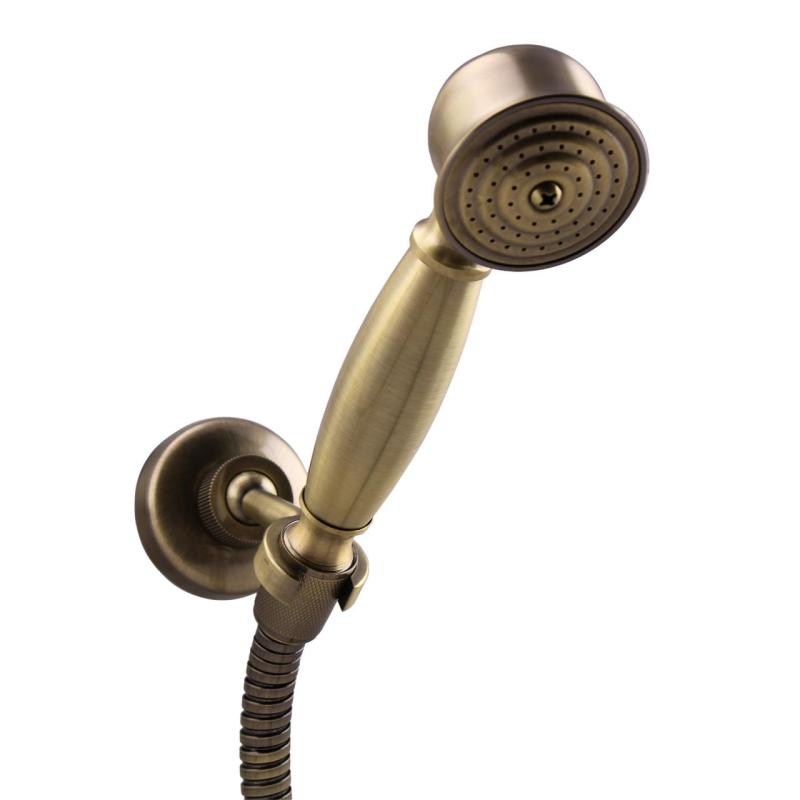 Aquanello Heritage Ascot Klasszikus szerelvényes zuhanycsaptelep csillaggombokkal, bronz, kézi zuhannyal BN-2002-HA