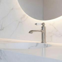 Aquanello Heritage Manor Klasszikus nosztalgikus mosdócsaptelep rozsdamentes acélból NB-1001-HM