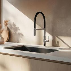 Ausmann Lavea króm konyhai csaptelep forgatható és rugalmas kifolyóval 1208972568