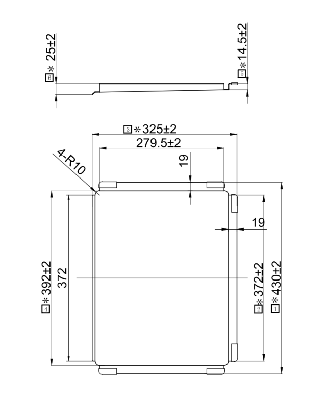 Pure.Sink Exclusivo Hordozható lecsepegtető tálca, 440x335 mm-es lecsepegtető lap mosogatóhoz PEXTRAY-02