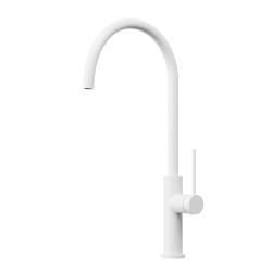 Graniteland Vira Slim White Kitchen Faucet with Swivel Spout 1208972621