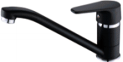 Aquanello Casa Alacsony, egykaros konyhai csaptelep, fekete BL-1203-CS