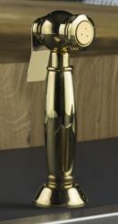 PB Nostalgikus, kihúzható konyhai kézi zuhany, klasszikus, természetes sárgaréz